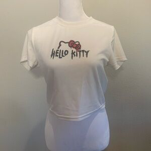 Hello Kitty Forever 21 Velvet Crop Top